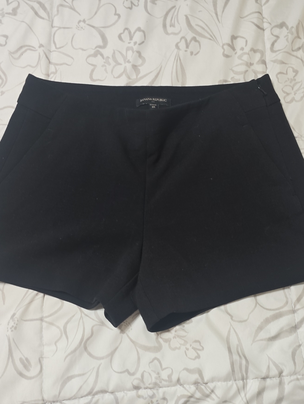 Banana Republic Black High-Waist Tailored Women's Shorts